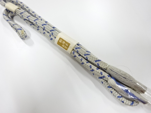 未使用品　正絹　手組帯締め